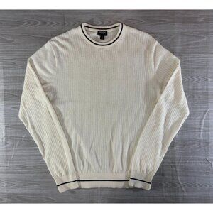 Todd Snyder textured tipped sweater size M color off white NWOT